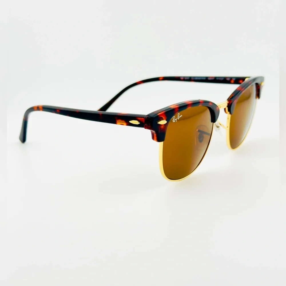 Ray-Ban ClubMaster Sunglasses RB3016 Polished Havana frame B15 Brown Lenses New!